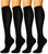 HLTPRO 4 Pairs Compression Socks for Women & Men - Best Support for Medical, Circulation, Nurses, Running, Travel HLTPRO 4 Pairs Compression Socks for Women & Men - Best Support for Medical, Circulation, Nurses, Running, Travel