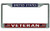 United States Veteran Chrome License Plate Frame