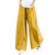 Fheaven Women's Wide Leg Palazzo Lounge Pants with Pockets Tie Dye Solid Boho Hippie Lounge Palazzo Pants Hippie Pants Yellow