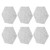 ERINGOGO Soundproof Wall Panels 6pcs Sound Absorbing sound absorbing panel self adhesive acoustic panels walls sound absorbing panels Panels: Hexagon Acoustic Sound Proof Door Cover