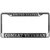 TAG FRAMES (MILITARY) United States Combat Veteran License Plate Frame (Chrome Metal)