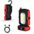 Led Portable Work Light Rechargeable, BORDAN Multi-use COB Flashlight, Magnetic Base Hanging Hook 5000K Daylight, 180° Beam Angle Flood Light, for Car Repairing, Blackout and Emergency(Holiday Gift)