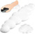 Keyboard and Mouse Wrist Rest, Cloud Mouse Pad with Wrist Rest PU Leather High Density Memory Foam Wrist Pad with Non-Slip Base for Typing Pain Relief Soft - Cloud Wrist Rest for Computer