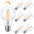 Energetic Dimmable LED Filament Light Bulbs, 8W, 60 Watt Equivalent, Soft White 2700K, Classic Clear Glass, A19 LED Light Bulb, 6 Pack