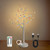 Anycosy Tabletop Bonsai Tree Light,21'' 96 LED Artificial Crystal Stone Tree Lamp with 8 Modes & Timer,USB & Battery Operated LED Tree Lights for Party Wedding Christmas