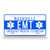 SignsAndTagsOnline Customized EMT Any Text License Plate Personalized EMS Auto Tag