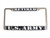 US Army Retired Auto License Plate Chrome Frame Made in The USA