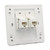 1PC Computer Network Cable Socket Wall Plate One Port Single Socket Panel RJ45 Network Ethernet CAT6 Type LAN Outlet-2 Port