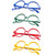 FancyG Retro Classic Geek Nerd Style Big Round Shape Costume Glasses Frames NO LENSES 4 Pieces Color Set104