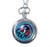 Lion King Inspired Pocket Watch Rafiki Simba Drawing Glass Dome Watch Necklace Cosplay Necklace (Silvery Watch)