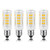 led e11, dimmable e11 Light Bulbs, Mini e11 Candelabra Base, 120V jd t4 Bulbs, Halogen Bulbs Replacement Daylight White, Ceiling Fan Light-Pack of 4  (Warm White, 4.5w)