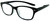 In Style Eyes Rubber Neckin Reading Glasses - Neck Hanging Full-Rimmed Classic Oval Acetate Frame - Non-Polarized Lens - Black - 1.0x