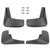 ECCPP Front Rear Mud Flaps Splash Guards Fit for Toyota Camry 2002-2006 Sedan (Not fit SE, Sportivo Model) Mud Guards
