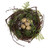 YARNOW Artificial Fake Birds nest Bird Nest with 5 Eggs Rattan Bird Nest Decoration Small Fake Birds Nest Ornament for Home Easter Artificial Bird nest Decor Bird nest Decoration