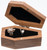Walnut Wood Coffin Shaped Ring Box Case Holder for Gothic Halloween Wedding Ceremony Gothic Jewelry Organizer Decoration