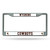Rico Industries NCAA Wyoming Cowboys Standard Chrome License Plate Frame , 6 x 12.25-inches