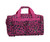 Rockland Duffel Bag, Magenta Leopard, 19-Inch