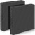 Hoolerry 2 Pcs Customizable Polyethylene Foam Packing Foam Insert Sheets Thick Black Foam Sheet for Packaging and Crafts (12 x 10 x 2.125 Inches)
