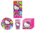 New Sanrio Hello Kitty Rainbow Birthday Party Supplies Pack Bundle Kit Including Plates, Cups, Napkins and Tablecover - 8 Guests