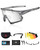 X-TIGER Polarized Cycling Glasses with 5 Interchangeable Lenses,MTB Biking Baseball Running Sports Sunglasses for Men Women