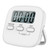 UCRAVO Kitchen Timer, Digital Kitchen Timer Magnetic Countdown Stopwatch Timer with Loud Alarm, Back Stand/Digital Timer Clock/Digital Kitchen Timer