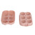 Silicone DIY Ice Cubes Mold Ice Ball Maker Mould Tray - Ice Mold Ice Cubes Tray Ice Ball Tray Ice Maker Mold Silicone Ice Cube Trays for Freezer(pink)
