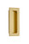 Emtek, Modern Rectangular, Flush Pull, 1-3/4" x 4", Satin Brass