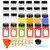 24pcs 4oz Plastic Juice Bottles with Caps Wide Mouth Shot Bottles Reusable Mini Juice Bottles with Funnel Label Brush,Juice Containers with Lids for Fridge,Fluids,Juicing,Drink,Smoothie,Ginger Beverag