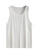 Cozyease Men's Rib Knit Round Neck Sleeveless Solid Tank Top Bodycon Casual Plain Crop Top White M
