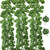 XiHY Fake Vines for Decoration 36 Strands 250Ft,Artificial Ivy Garland Fake Ivy Vines Greenery Leaf for Room Decor Wedding Party Home Garden Wall Vines Fake Hanging Plants Leaves (Grape Vines)