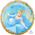 Mayflower Products Cinderella Once Upon A Time Mylar Party Foil Balloon, 17", Multicolor