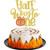 1 PCS Pumpkin Half Way to One Cake Topper Glitter Happy 6 Months Birthday Cake Pick Half 1/2 Birthday Cake Decoration for Little Pumpkin Baby 6 Months Birthday Party Decorations Supplies