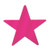 Beistle 57027-C Cerise Metallic Star Cutouts, 3-1/2 Inch, 12 Pieces Per Package
