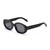 Polarized Retro Oval Sunglasses for Women 90s Sun Glasses Trendy Vintage Shades UV400 Protection