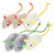 BUGUUYO 6pcs Kitten Toys Cat Toys Cat Teething Chew Toys Toy Mouse for Cats Kitten Teething Toys Cat Funny Toys Cat Mouse Toys Cat Mice Toy Mouse Toy for Cats Indoor Cat Plush