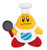 Sanei Kirby Adventure Series All Star Collection 7.5" Chef Kawasaki Plush