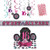 Cedar Crate Market Sweet Sixteen Party Decorations Party Supplies Pack: Straws, Table Decorating Kit, Hanging Swirls, and Banner