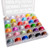 36Pcs Bobbins and Sewing Threads with Plastic Bobbin Case for Multiple Sewing Machine, Pre-Wound Bobbins Set (Plastic Bobbins)