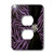 3dRose lsp_40368_6"Purple Zebra Patterned" 2 Plug Outlet Cover