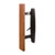 Prime-Line Products C 1127 Sliding Door Handle Inside Latch and Pull, Black