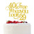 40 is Fine When You Look 29 Cake Topper - Funny 40th Birthday Cake Topper - 40 and Fabulous, Happy 40th Birthday Party Decorations, Gold Glitter