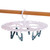 Peiiwdc Clothes Drying Rack Windproof Children Multifunctional Clip Sock Hanger Laundry Rack for Socks Underwear Bras Lingerie Indoor Clothes Drying Rack