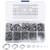 600 Pcs Spring Lock Washer Assortment Kit, 304 Stainless Steel Split Lock Spring Washers Set - M2/M2.5/M3/M4/M5/M6/M8/M10/M12