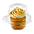 Clear Cupcake Boxes Individual Stackable Cupcake Holder With Lid | Airtight Box Disposable Cupcake Containers | Dome Cupcake Carrier, 25 Pack