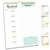 7x10in Spring-Bound Magnetic Weekly Meal Planner and Shopping List Meal Planner Magnetic - 52 Easy Tear-Off Sheets Meal Notepad, Weekly Meal Planner and Grocery List Magnetic, Weekly Meal Planning Pad