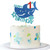 RoadSea Shark Happy 1st Brithday Cake Topper - Under the Sea Boy Kid One Birthday Cake Supplies/Ocean World 1st Shark Birthday Party Decoration - Blue Glitter (1st) RoadSea Shark Happy 1st Brithday Cake Topper - Under the Sea Boy Kid One Birthday Cake Supplies/Ocean World 1st Shark Birthday Party Decoration - Blue Glitter (1st)