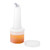Restaurantware 0.5 qt Plastic Quick Pour Storage Container Bottle - with Clear Spout & Lid - Bar Storage Bottle - 3 1/2" x 3 1/2" x 10 1/4" - 1ct Box - Bar Lux