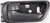 Interior Front Door Handle Compatible with Toyota Camry 2002-2006 LH Textured Black Japan/USA Built (=REAR)