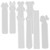 EXCEART 8pcs Molde De para Resina Molds for Resin Epoxy Resin Molds Epoxy Silicone Casting Mold Silicone Bookmark Mold Resin Bookmark Mold Raging Crafts Ruler Silica Gel Supplies