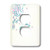 3dRose lsp_11231_6 Blue Dangling Heart 2 Plug Outlet Cover